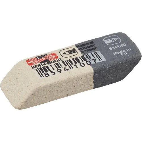 Резинка-Ластик KOH-I-NOOR SunPearl бело-серая 6541/80