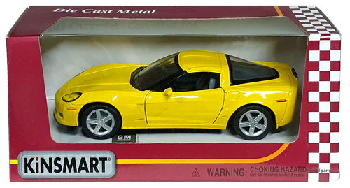 Машинка Kinsmart Chevrolet Corvette Z 06  2007 год  KT5320W