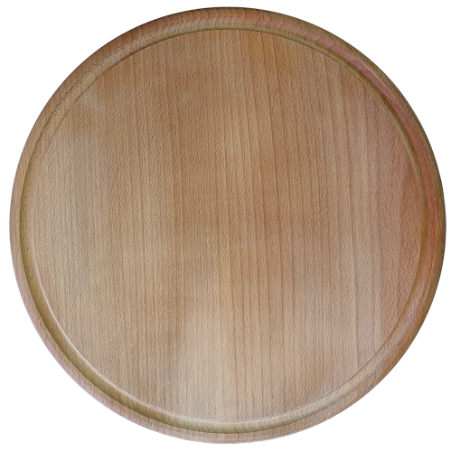 Деревянная доска круглая диаметром 21 см Бук 05076      