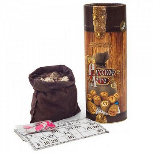 Игра Настольная в тубусе Русское лото Danko Toys  *1129