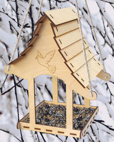 Кормушка № 10 с Голубем 22 х 19 х 27 см AS-4305 фото 3