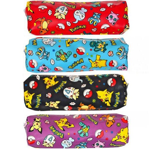 Пенал школьный 1 отделение клеёнка Покемон 006  