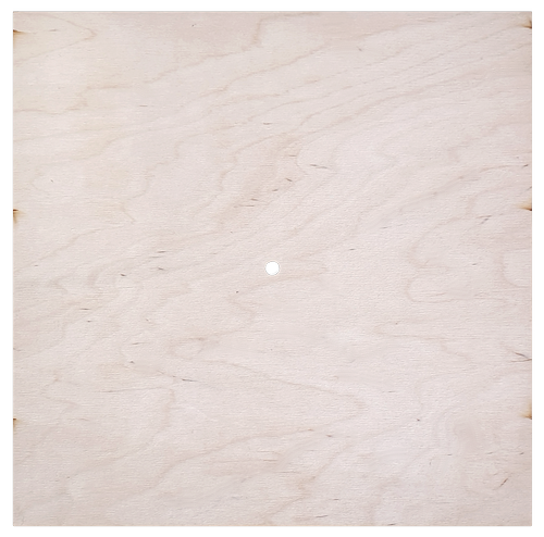 Основа для часов из фанеры 4 мм № 38 Квадрат 15 x 15 см AS-4884