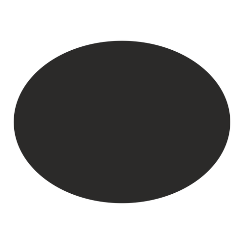 ДВП грунтованное ЧЕРНОЕ ОВАЛ 20х30 см черный грунт с 1 стороны  AS-8093