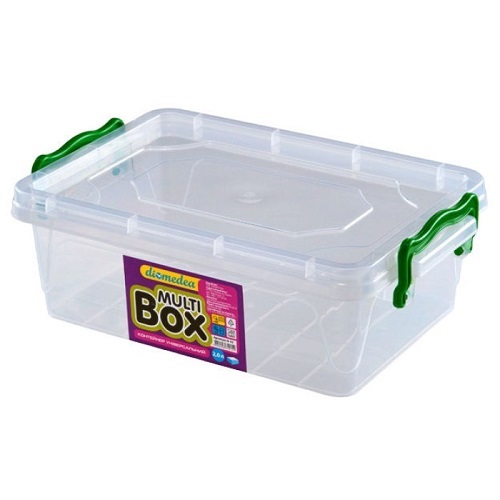 Контейнер пищевой с ручками  2 л 25,5*16,5*7,5 см  пластик А-15