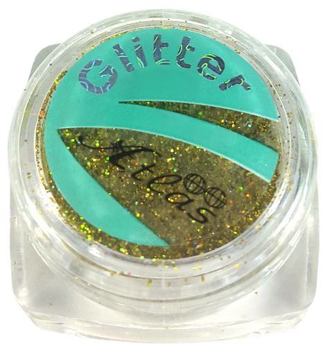 Блестки (Глиттер) мелкие Голографические Атлас 2 гр - Золото AS-2352