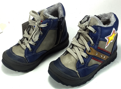 Ботинки SG серо-синие со звездами р. 24-26  А9379