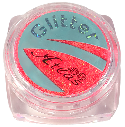 Блестки (Глиттер) мелкие Флуоресцентные Атлас 2 гр - Персиковый AS-2395