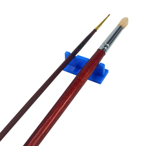 Подставка под две кисточки, Синій пластик AS-0054 фото 2