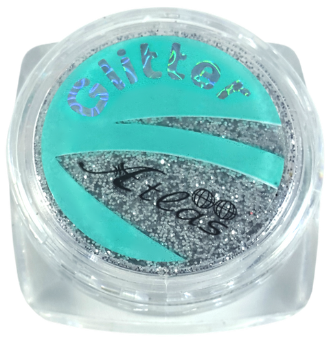 Блестки (Глиттер) мелкие Атлас 2 гр - Серебро AS-2313