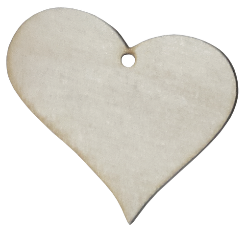 Фигурка фанерная - Сердце не симметричное AS-4722, В-0123