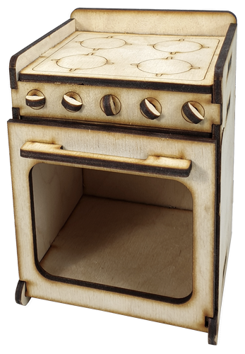 Мебель для кукол типа Барби - Газовая печь  10 х 11 х 14 см AS-4018, F-0206