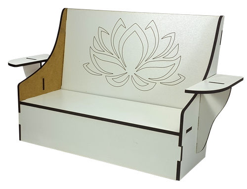 Мебель для кукол ростом 30 см - Диван из МДФ AS-6028