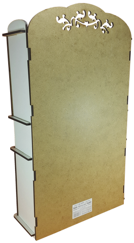 Мебель для кукол ростом 30 см - Шкаф № 1 с полками из МДФ AS-6010, М-2037 фото 3