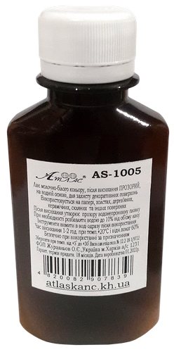 Лак акриловый Матовый 100 мл AS-1005 фото 2