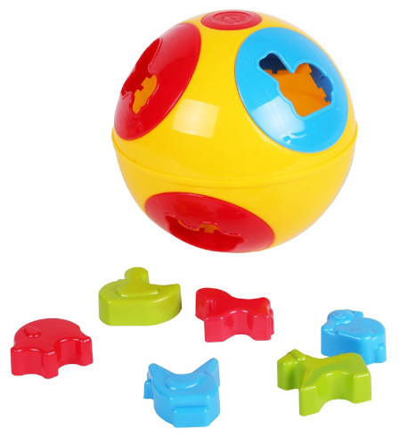 Игрушка Шарик сортер 14 см Технок  2247, 3237 фото 2