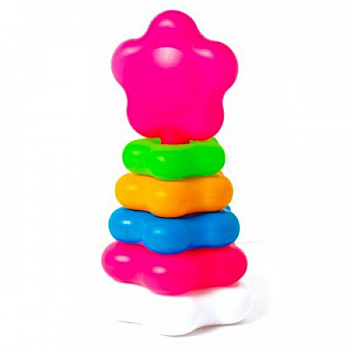 Игрушка Пластиковая Пирамида Ромашка 1 Bamsic 10 х 20 см 019/4 Игрушка Пластиковая Пирамида Ромашка 1 Bamsic 10 х 20 см 019/4