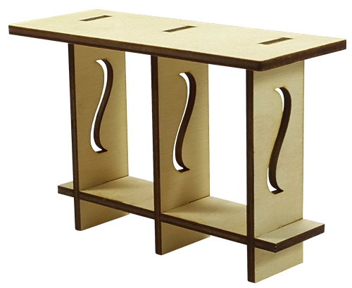 Мебель для кукол ростом 30 см - Этажерка из фанеры AS-4030