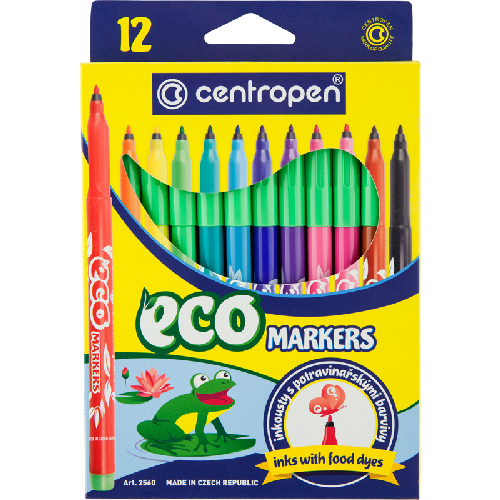 Фломастеры Centropen 12 цветов EСO Linie 1 мм 2560/12