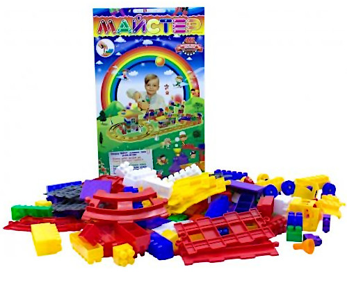 Игрушка Пластиковая Конструктор Мастер-4К железная дорога 150 деталей  5211