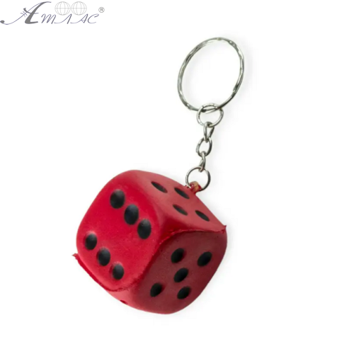 Брелок Кубик м'який ігровий плаває 3 см  12467