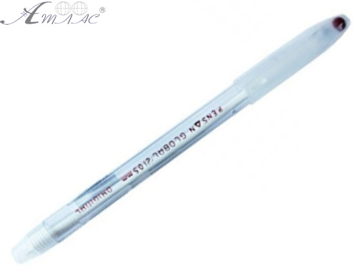 Ручка шариковая Global красная 0,5 мм 007500