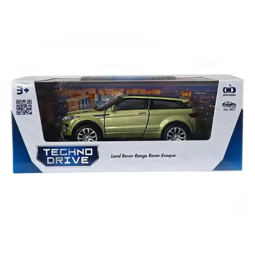 Машинка Techno Drive Land Rover Range Rover Evoque оливковый  250388 фото 3