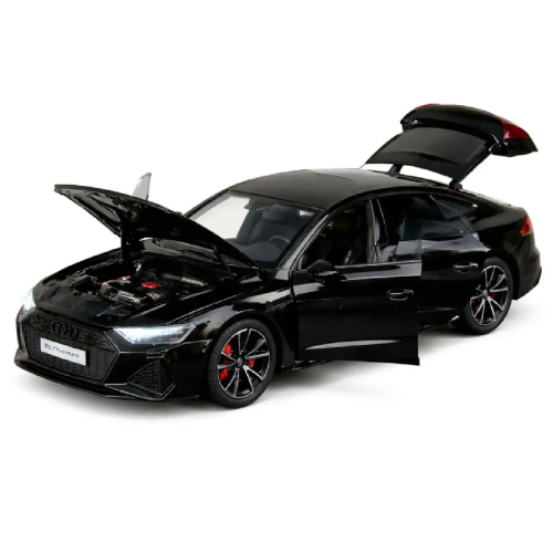 Машинка Автопром Audi RS7 Sportback черная металл свет звук 20см  AP7754 фото 2
