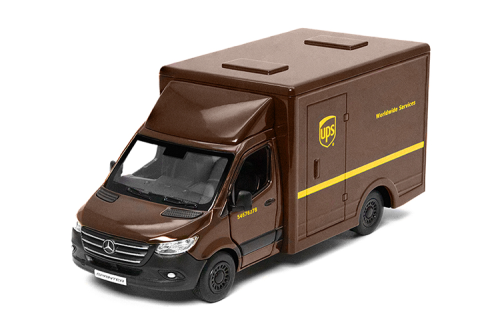 Машинка Kinsmart Mersedes-Benz Sprinter UPS Edition  KT5476W
