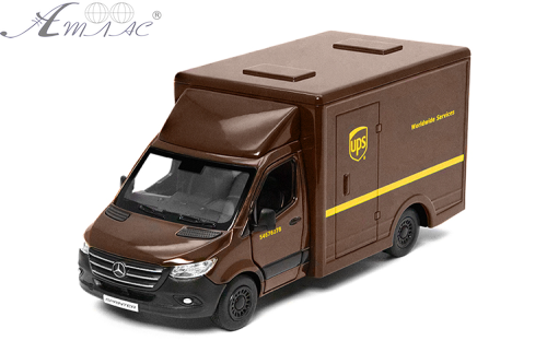 Машинка Kinsmart Mersedes-Benz Sprinter UPS Edition  KT5476W