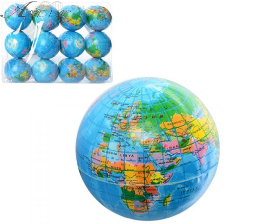 Іграшка М'ячик м'який фомовий 6 см Глобус  06368