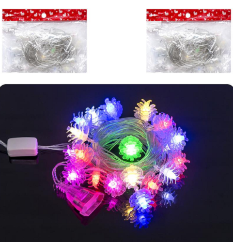 Гирлянда Электрическая  Шишки LED 4 м  D-22