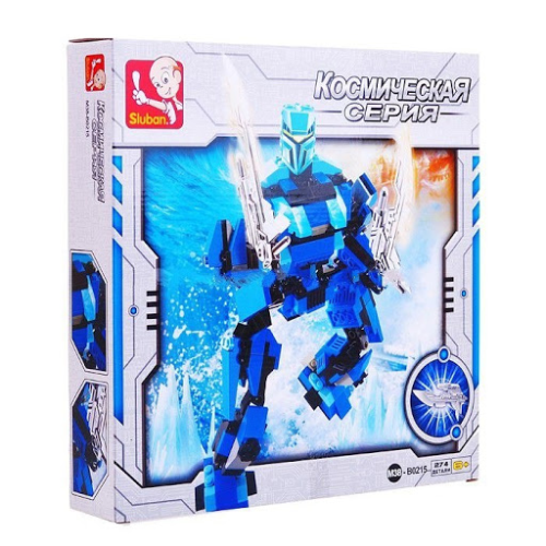 Игрушка Конструктор Sluban Суперробот 274 детали  М38-В0215