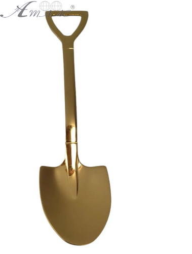 Игрушка Декоративная ложка лопата Золото 15,5 см  10210