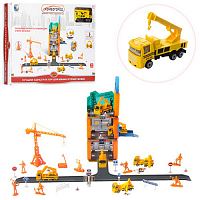 Игрушка Гараж Комбогород, с 1 машинкой 54 детали, 8899-11