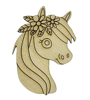Фигурка Лошадка №  8 голова 5 х 7 см  AS-4378