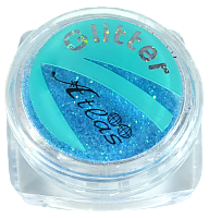 Блестки (Глиттер) мелкие Флуоресцентные Атлас 2 гр - Голубой AS-2391