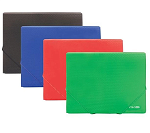 Папка на резинках В5 Economix цветная Микс  E31602