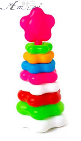 Игрушка Пластиковая Пирамида Ромашка 14 х 30 см Bamsic № 2 019/5