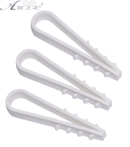 Дюбель хомут d=  8мм Белый 100шт  09185