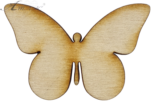 Фігурка фанерна - Метелик звичайний 5.3 см AS-4603, В-0126