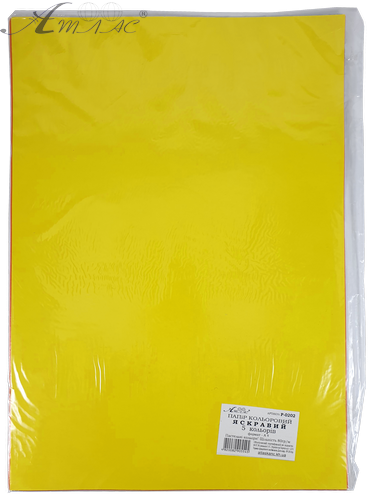 Бумага цветная с двух сторон Яркая 7 листов AS-0545, Р-0203 фото 2