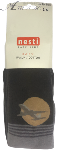 Колготки махра Nesti з літаком 12574