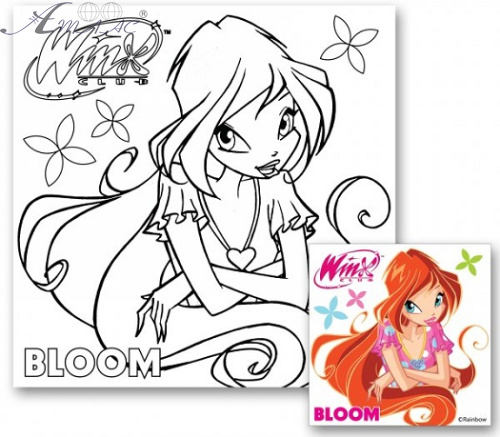 Холст с контуром Винкс на подрамнике 15 х 30 см 950852 Холст с контуром Винкс на подрамнике 15 х 30 см 950852