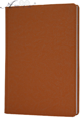 Щоденник недатований А6 Бриск Peluche Темно-коричневий 176 арк ЗВ-15