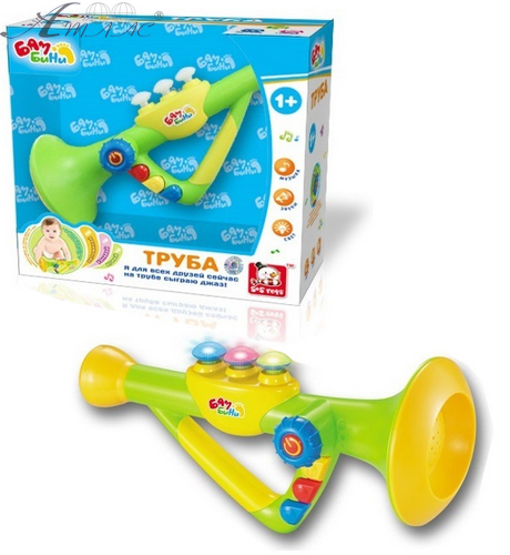Іграшка Дудка на батарейках S+S світло, звук, у коробці  EG80079R
