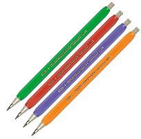 Олівець механічний 2 мм Koh-i-noor Versatil Мікс кольору, з точила 5211,5216