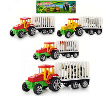 Игрушка Трактор инерционный с прицепом 20 см  А900