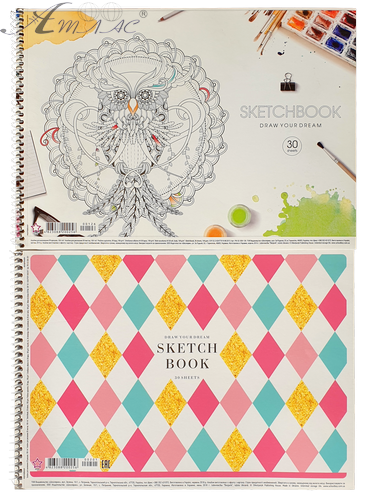 Альбом для рисования спираль Школярик Star 30 л PB-SC-030-*** фото 2