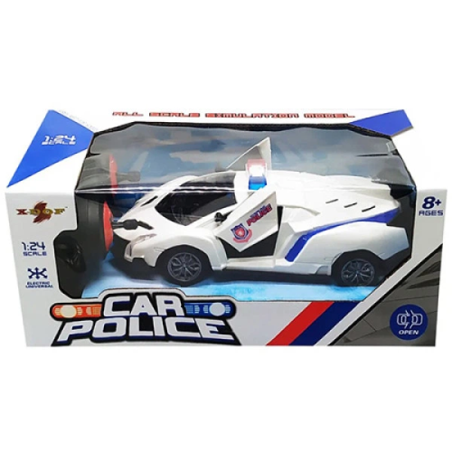 Игрушка радиоуправляемая Машина Полиция Спорт аккумулятор Car Police 20см  869-24 фото 2